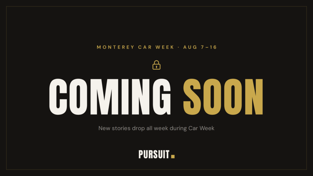 The Build: Behind PURSUIT.
