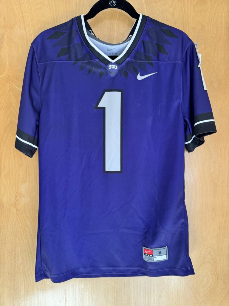Nike TCU Horned Frogs #1 Football Jersey (Size S)